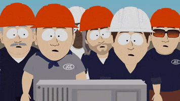 shocked workers GIF by South Park 