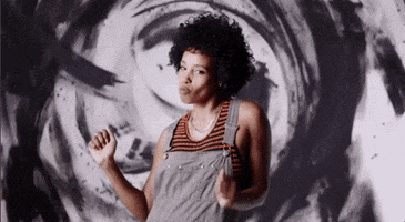 afro smile GIF by glitter