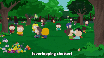 happy spring GIF by South Park 