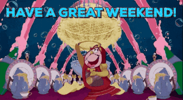 Beauty And The Beast Weekend GIF by chuber channel