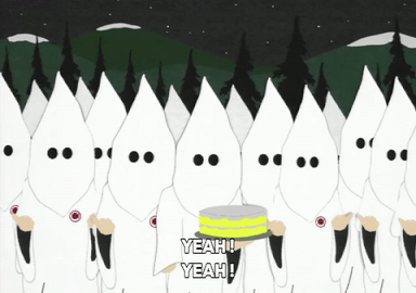 Ku Klux Klan Cake Gif By South Park Find Share On Giphy - roblox kkk hood