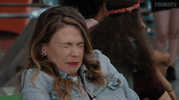 Scared Sutton Foster GIF by TV Land