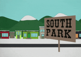 afternoon city sign GIF by South Park 