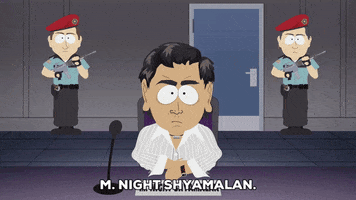 m. night shyamalan door GIF by South Park 