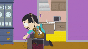 guitar singing GIF by South Park 