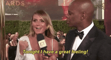 Heidi Klum Emmys GIF by Entertainment Tonight