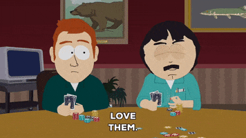 realizing playing cards GIF by South Park 
