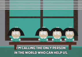 girls standing GIF by South Park 