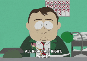 pointing calendar GIF by South Park 