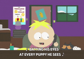 butters stotch dogs GIF by South Park 