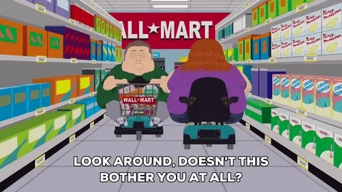 shopping bumping into each other GIF by South Park