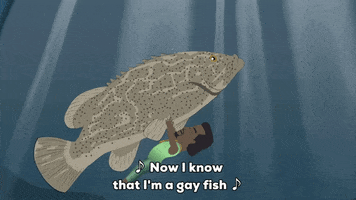 kanye west fish dicks GIF by South Park 