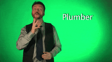 sign language plumber GIF by Sign with Robert