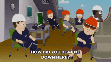 boat crew GIF by South Park 