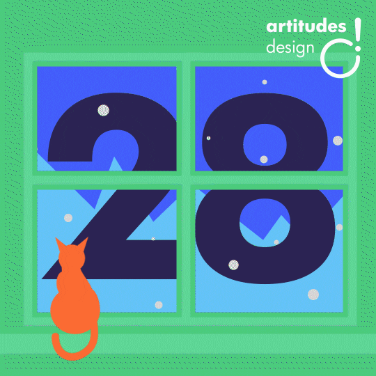 Cat Snow GIF by Artitudes Design Find & Share on GIPHY