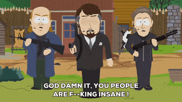 angry guns GIF by South Park 