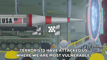 rocket terrorism GIF by South Park 