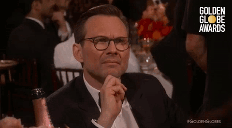 Confused Christian Slater GIF by Golden Globes - Find & Share on GIPHY