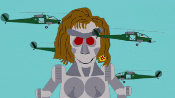 angry mecha streisand GIF by South Park 
