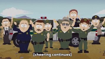 police shooting GIF by South Park 