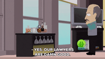 lawyers talking GIF by South Park 