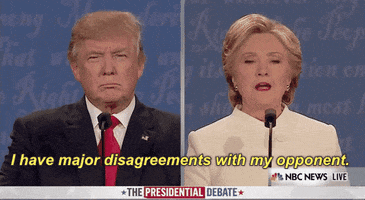 Hillary Clinton I Have Major Disagreements With My Opponent GIF by Election 2016