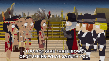 thanksgiving indian GIF by South Park 