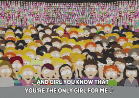 boy band crowd GIF by South Park 