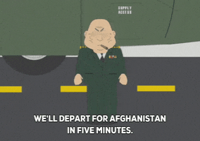 army yell GIF by South Park 
