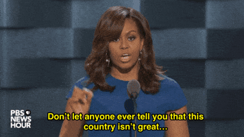 Michelle Obama Speech GIF by Election 2016