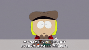 pip exclaiming GIF by South Park 