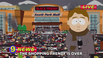 black friday news GIF by South Park 