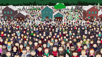 excited crowd GIF by South Park 