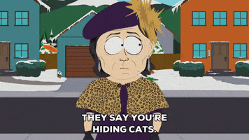 cats hello GIF by South Park 