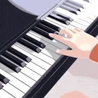 triste piano GIF par Freddy Arenas