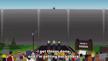 mr. garrison cheering GIF by South Park 