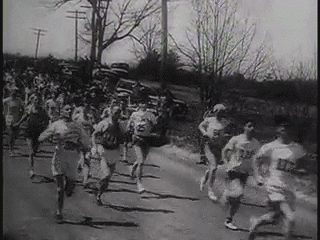 US National Archives vintage running run race GIF