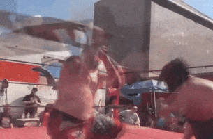 deadlydale deadly dale death match hardcore pro wrestling fight blood potdm16 GIF