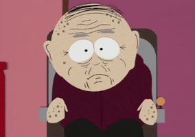 grandpa marvin marsh wtf GIF by South Park 
