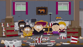 freaking out eric cartman GIF by South Park 