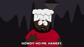 mr. hankey chef GIF by South Park 