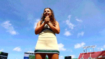 cheer cheerleader GIF by USF Athletics