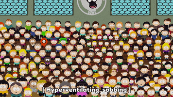 crowd window GIF by South Park 