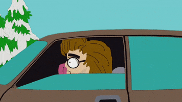 barbara streisand car GIF by South Park 