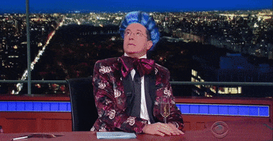 stephen colbert hunger games spoof GIF by The Late Show With Stephen Colbert