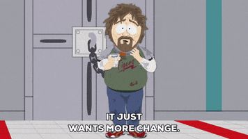 scared chained up GIF by South Park 
