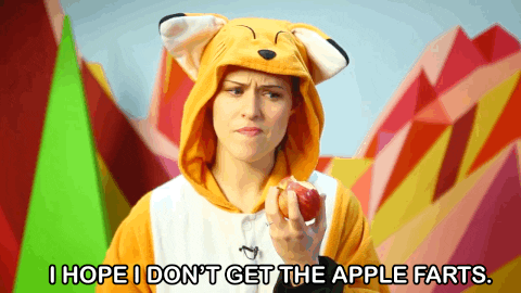 I-hope-i-dont-get-apple-farts GIFs - Get the best GIF on GIPHY