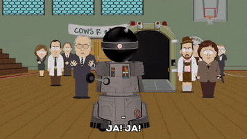 robots razy GIF by South Park 