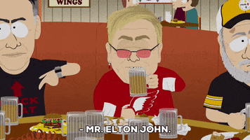 angry elton john GIF by South Park 