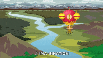 river flying GIF by South Park 